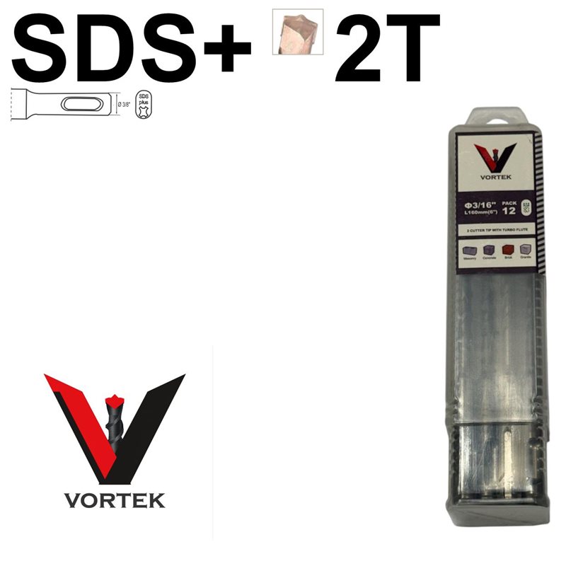 Sds+ 2tips  Pack12 