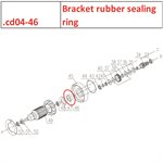 Bracket rubber sealing ring