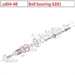 Ball bearing 6201