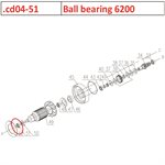Ball bearing 6200