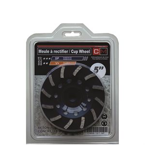 5" x 5 / 8-11 x 12Teeth Cup Wheel -Super Plus quality