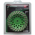 7" x 5 / 8-11 x 24Teeth Cup Wheel -Budget quality