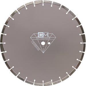 Lame Diamantée 16" x 20mm / 1" pour Asphalte - qualité Pro