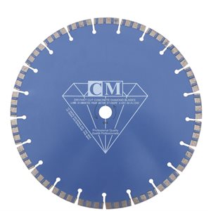 Lame Diamantée 14" x 20mm / 1' pour Béton - qualité Pro Fast C