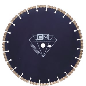 Lame Diamantée 14" x 20mm / 1" pour Béton - qualité Super Plus