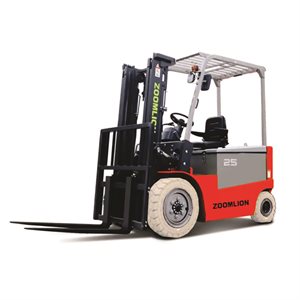 5500lbs Electric Forklift with white tires