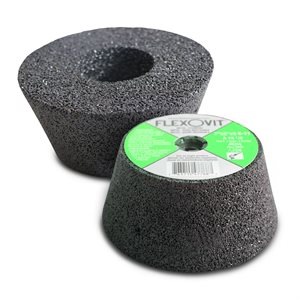 5" Cup Stone (2" high), 5 / 8-11, for concrete