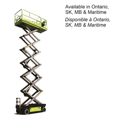 Zoomlion Scissor Lift, 40' height, 45" width, AC motor