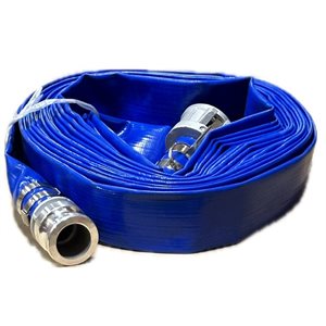 1.5" BLUE discharge hose-50', c / w C & E