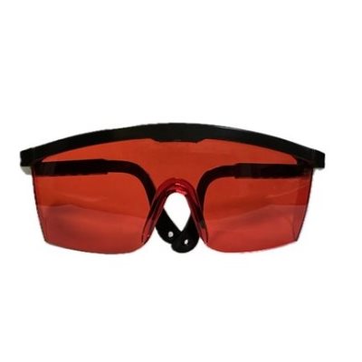 Lunette rouge pour laser