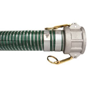 1.5" PVC suction hose-20', c / w Couple C & CNP