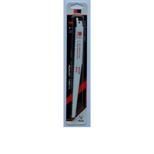 9" Reciprocating Saw Blade Wood, 6TPI, 5 / Pack